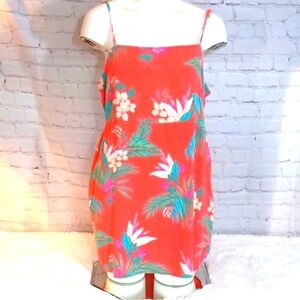 Wild Fable Womans Orange Tropical Summer‎ Dress XXL Juniors